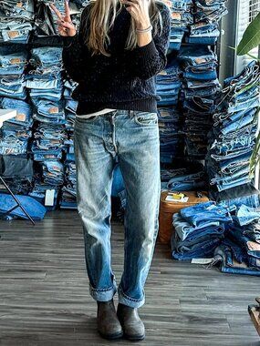 MOUSSY Vintage Straight Selvedge Frederica Jeans Size 27